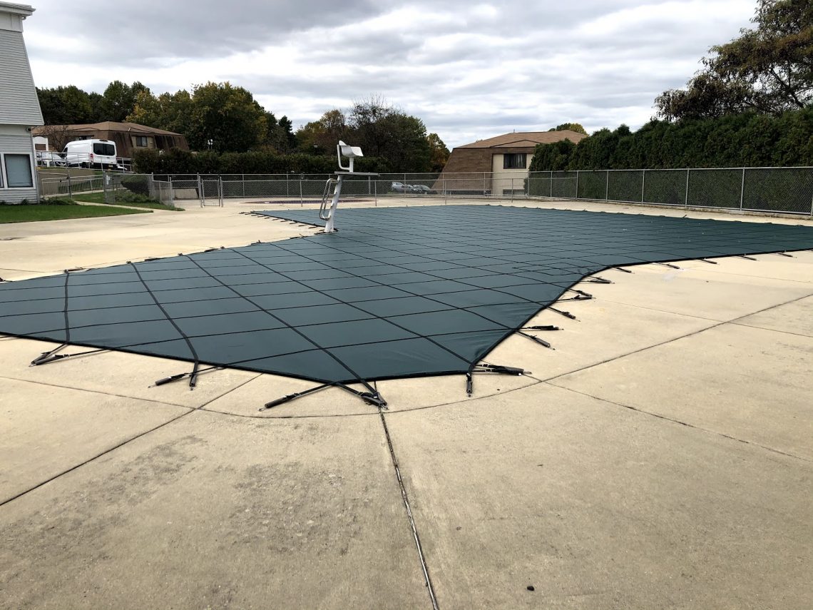 pool cover installation