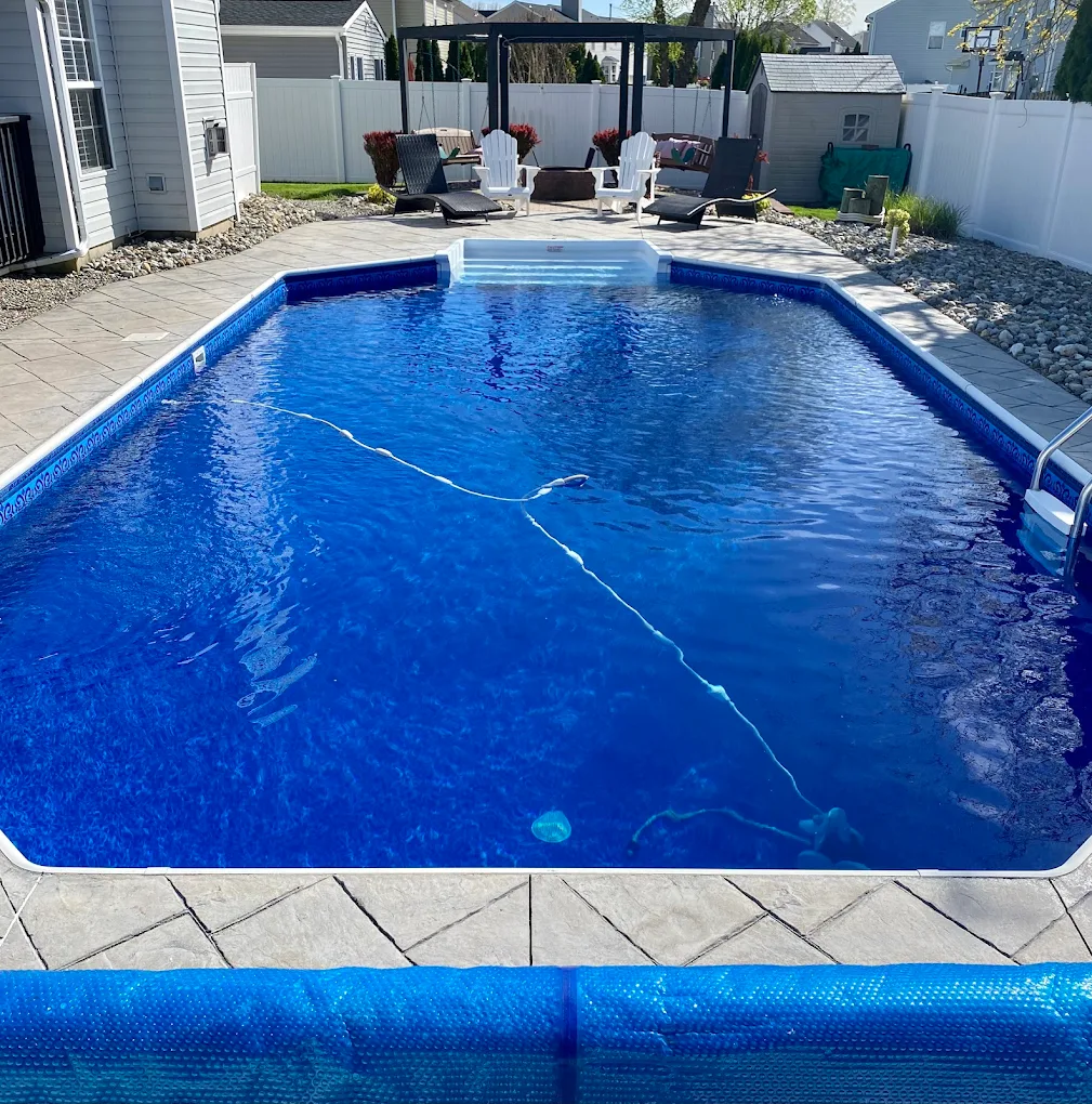 replacing worn pool liner with new design