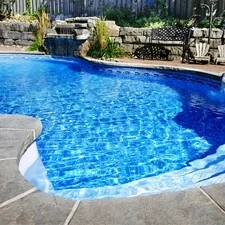 new pool liner after installation